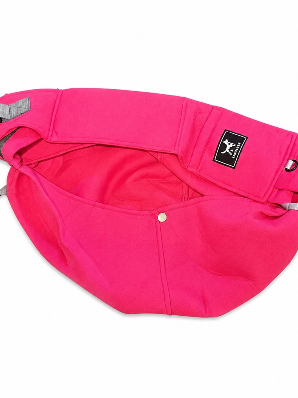 Hot Pink Small Dog Cat Sling Carrier Padded Strap